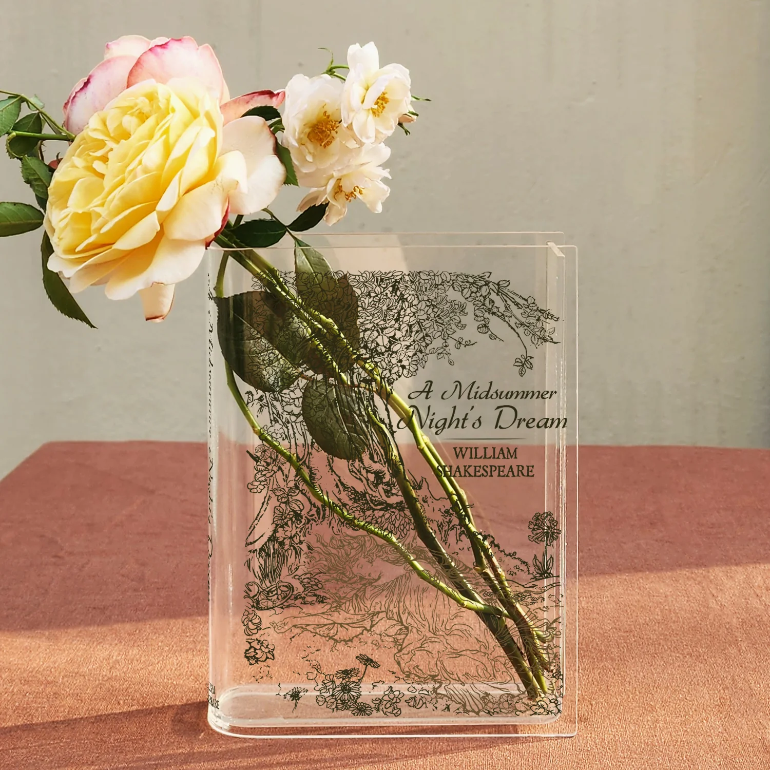 A Midsummer Night's Dream Acrylic Book Vase - Image 2