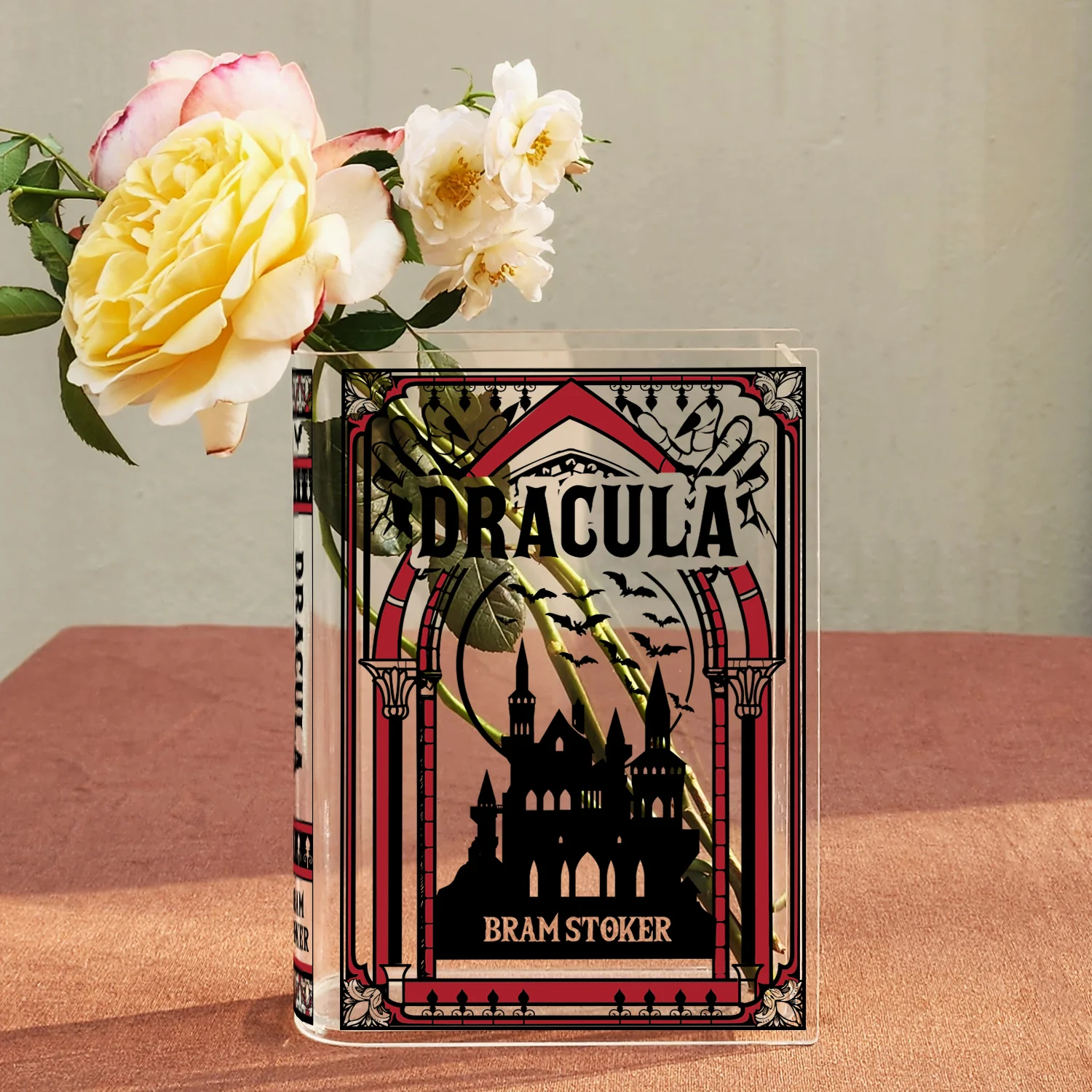 Dracula Acrylic Book Vase - Colorful - Image 2