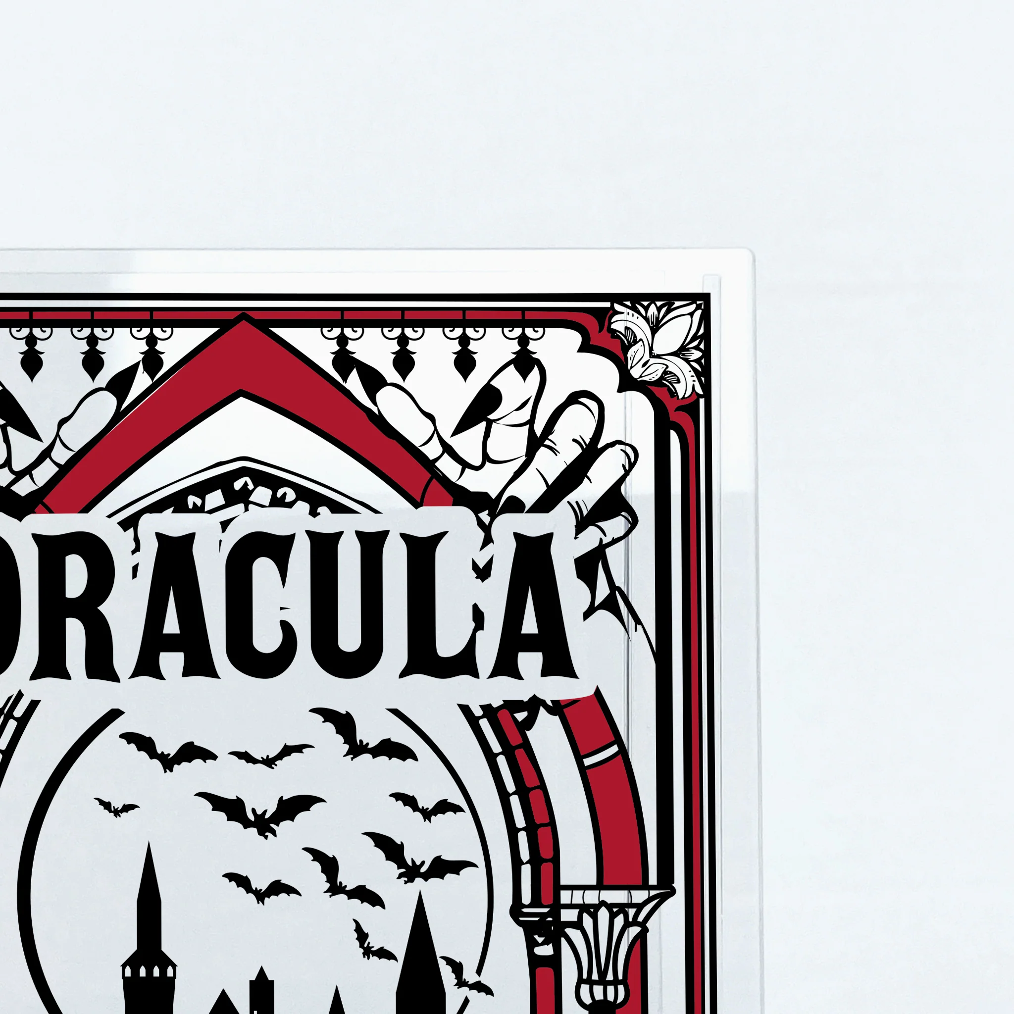 Dracula Acrylic Book Vase - Colorful - Image 9