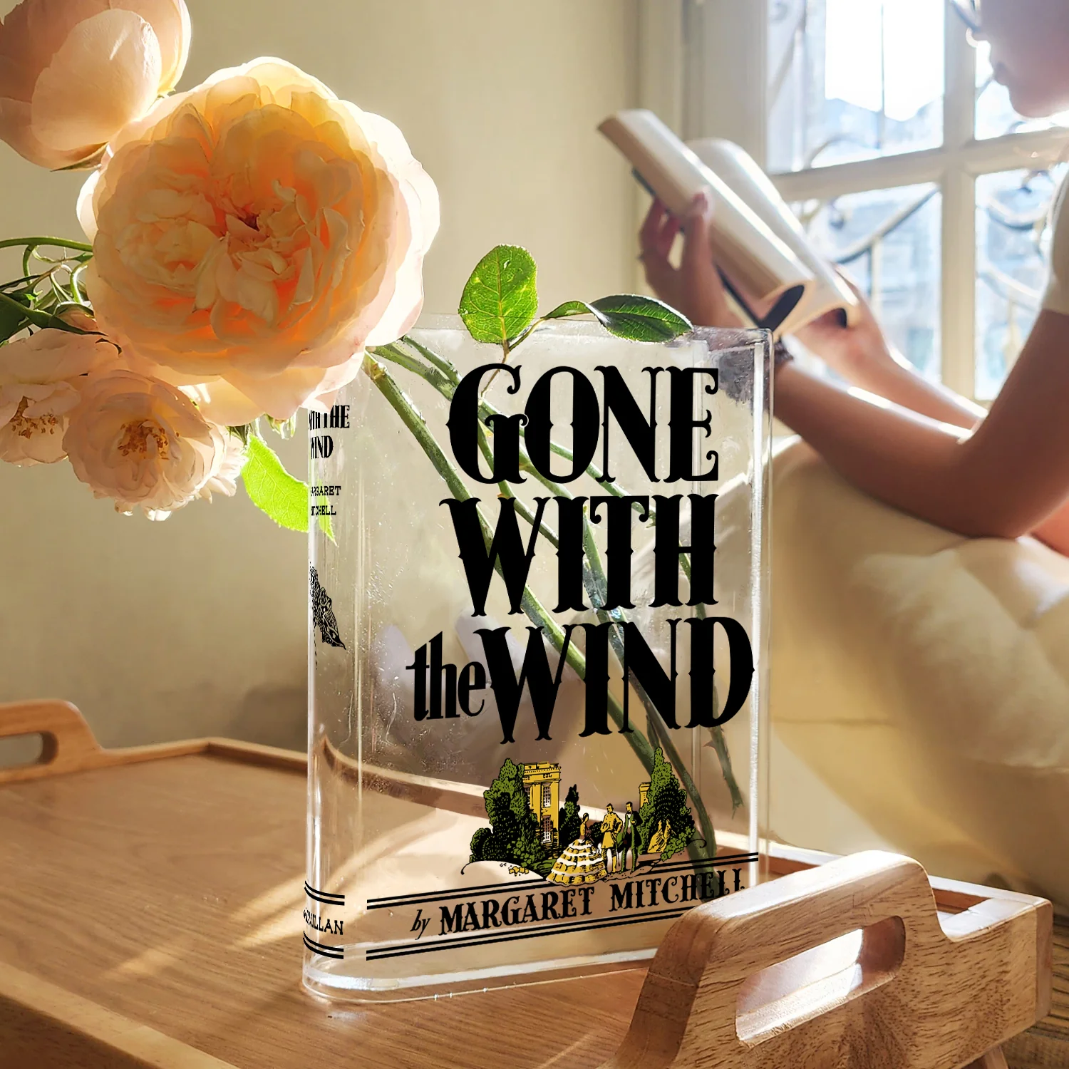 Gone with the Wind Acrylic Book Vase - Image 4