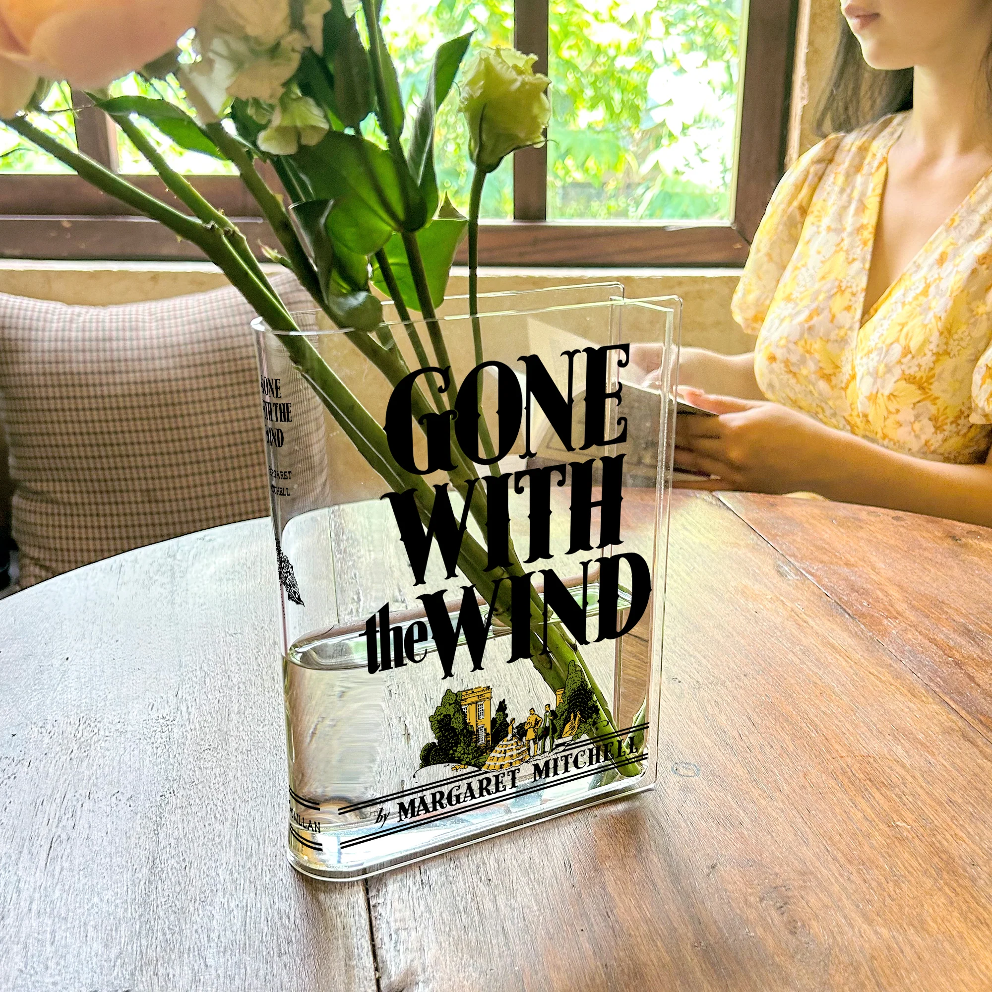Gone with the Wind Acrylic Book Vase - Image 7