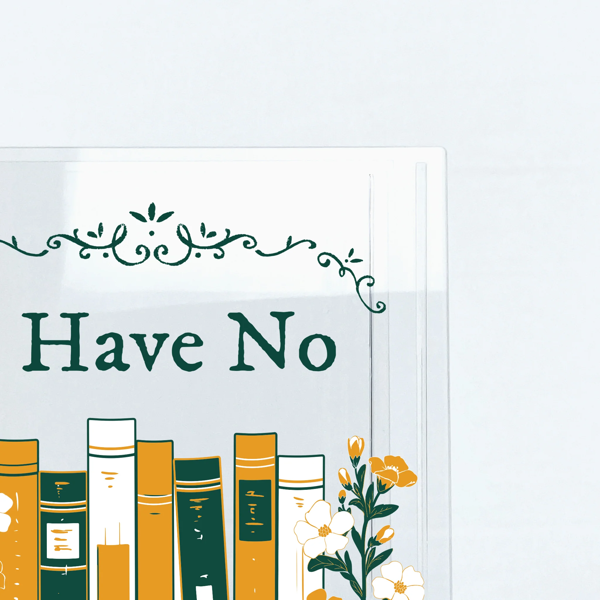 I Have No Shelf Control Acrylic Book Vase - Image 10