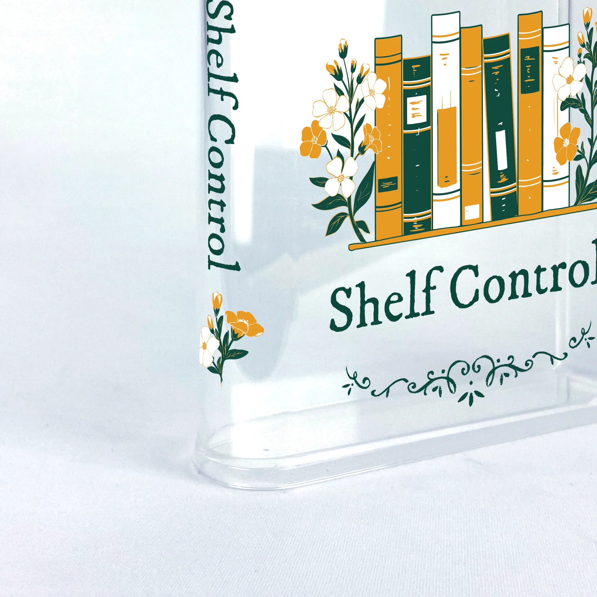 I Have No Shelf Control Acrylic Book Vase - Image 9