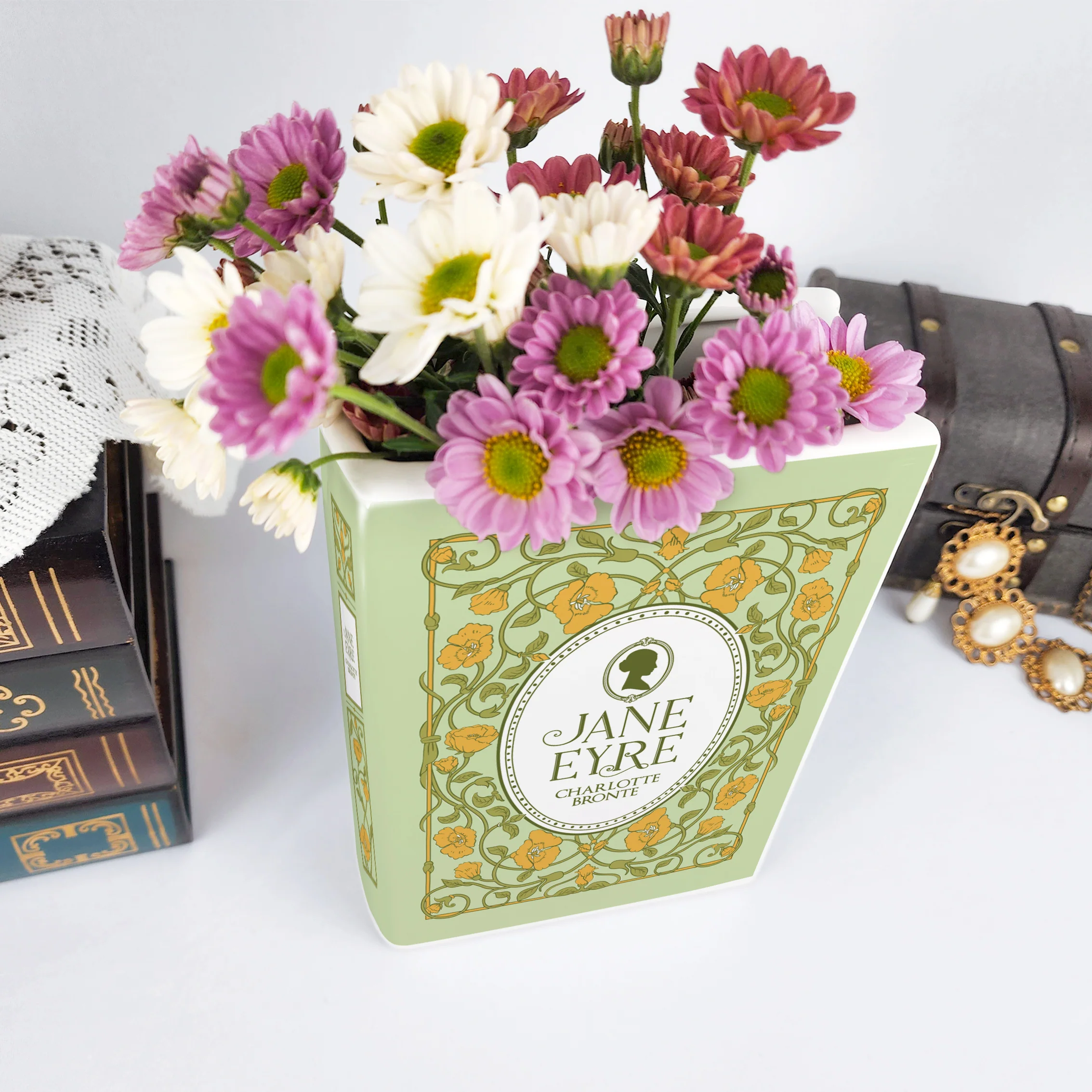 Jane Eyre Ceramic Book Vase - Large - Image 5