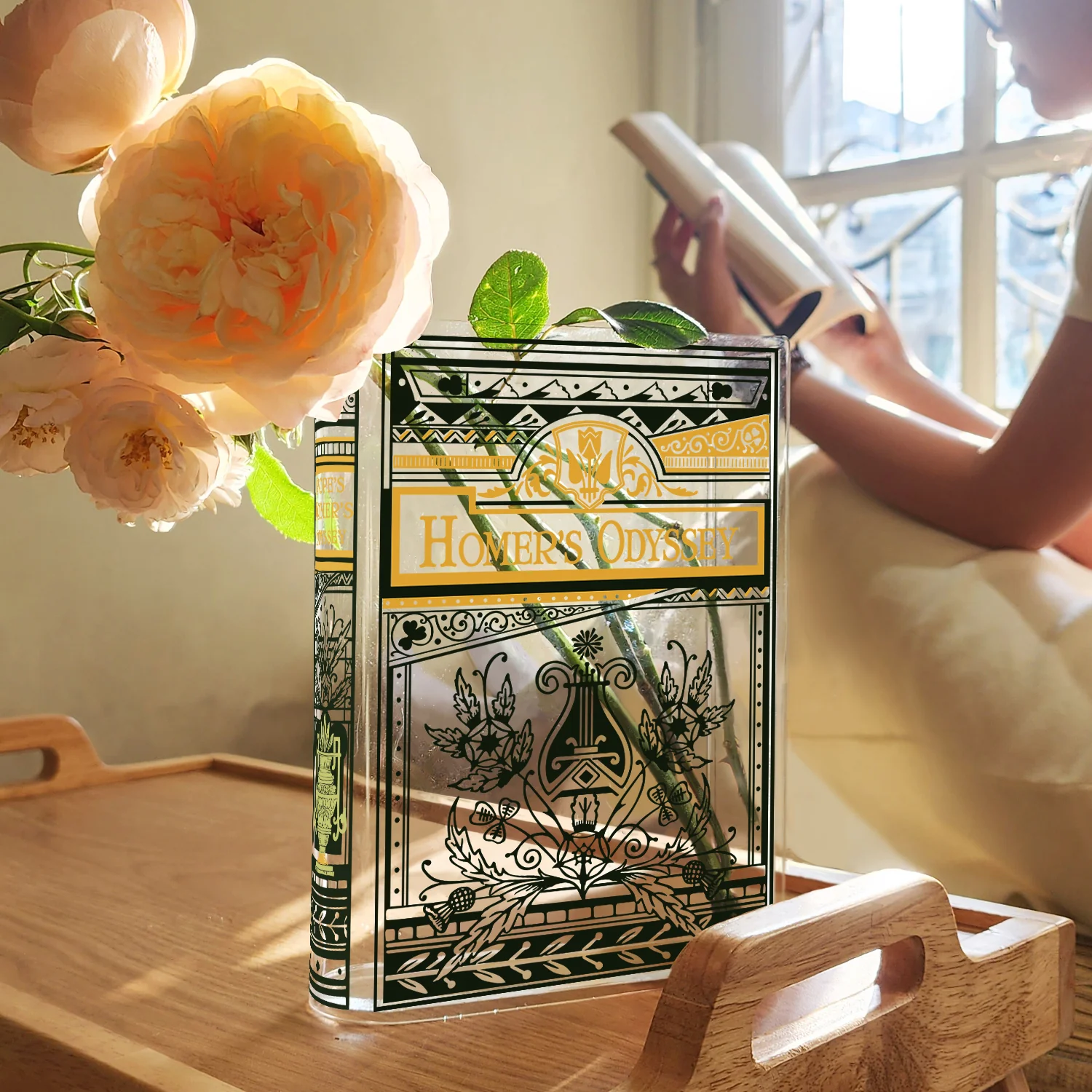 Odyssey Acrylic Book Vase - Image 4