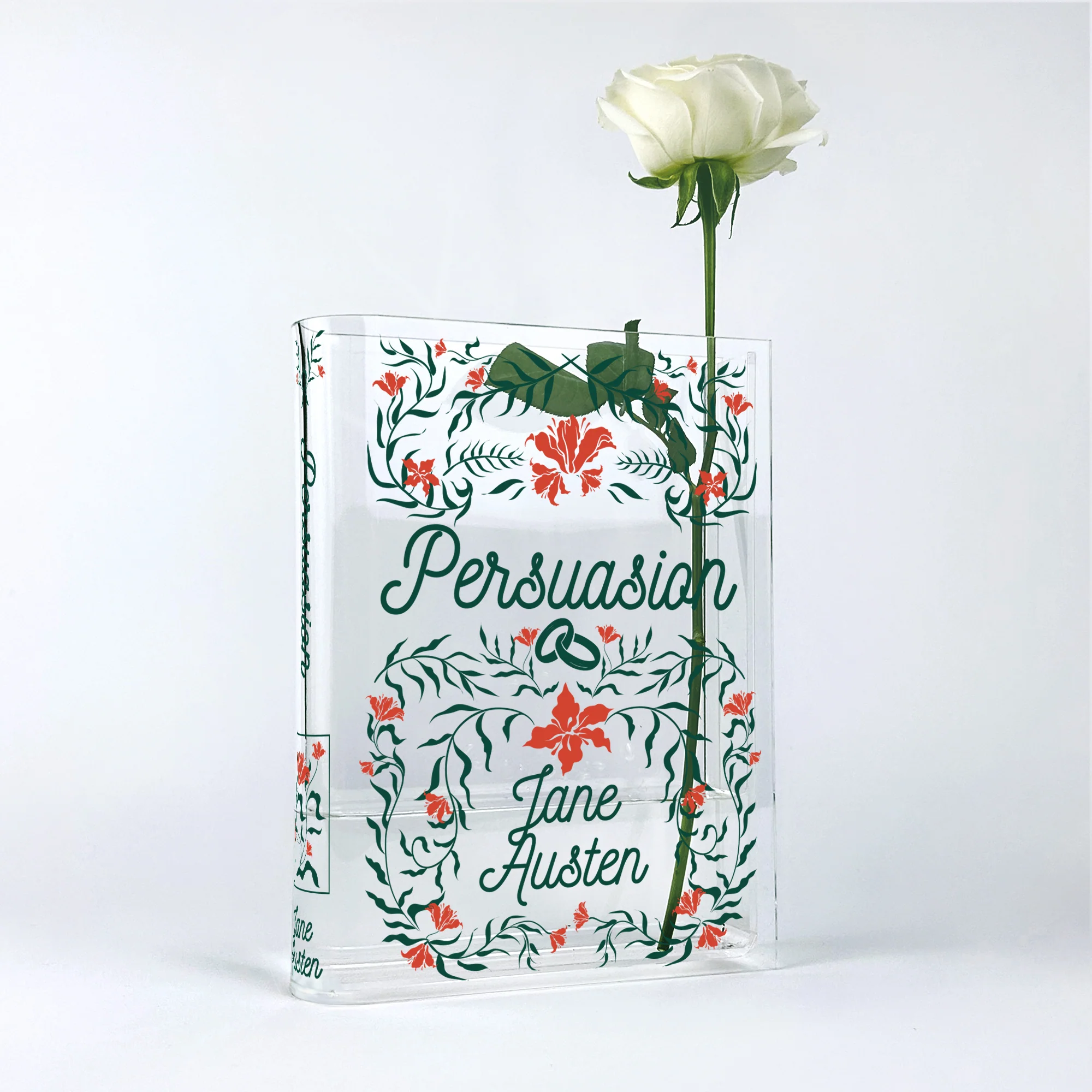 Persuasion Acrylic Book Vase - II
