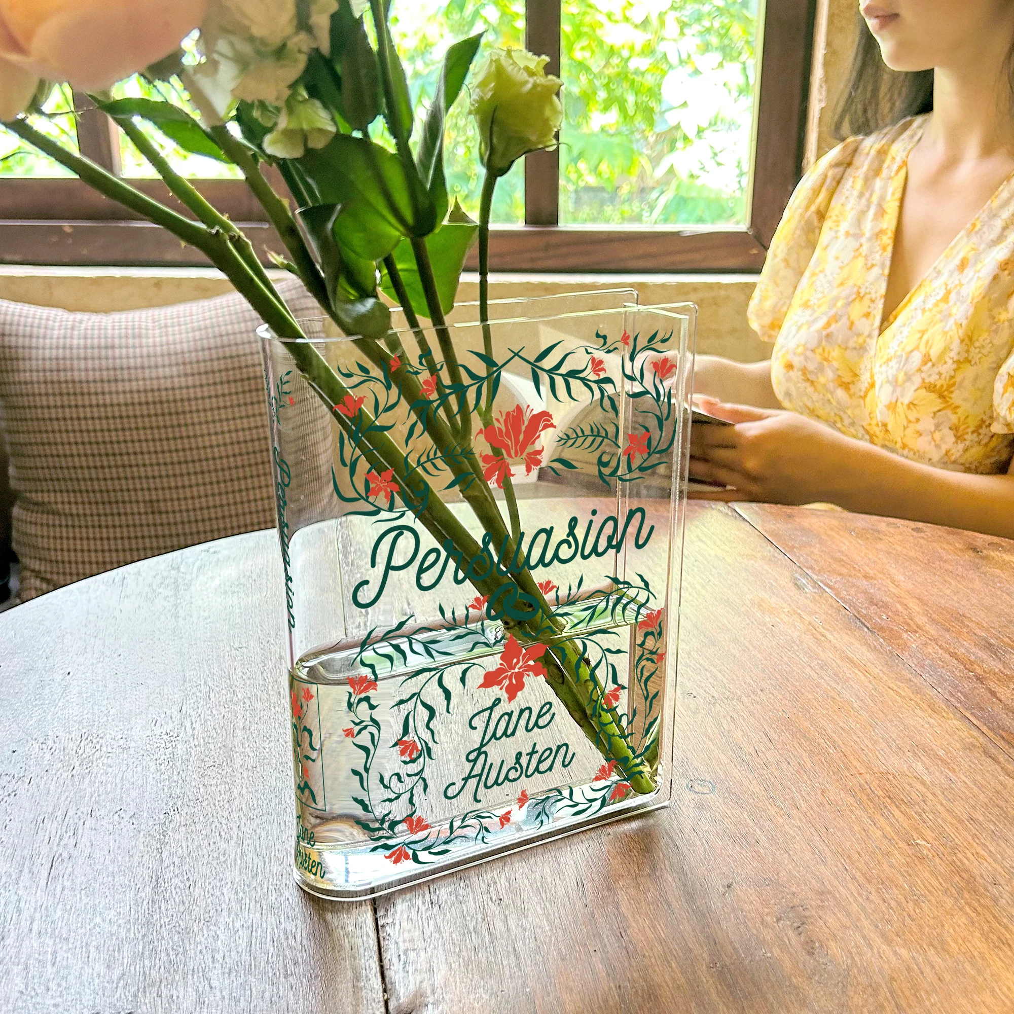 Persuasion Acrylic Book Vase - II - Image 7