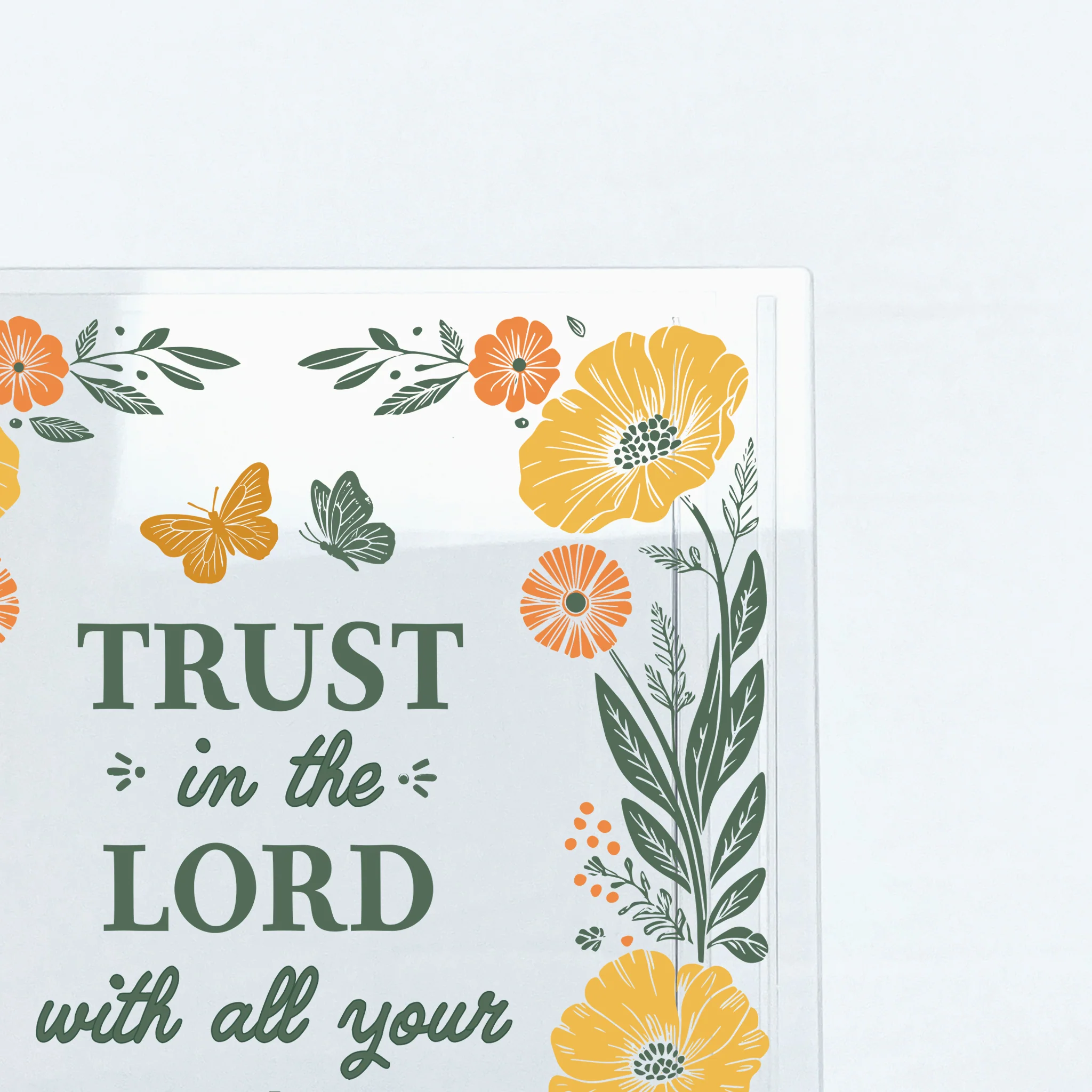Proverbs 3:5 Christian Book Vase - I - Image 7