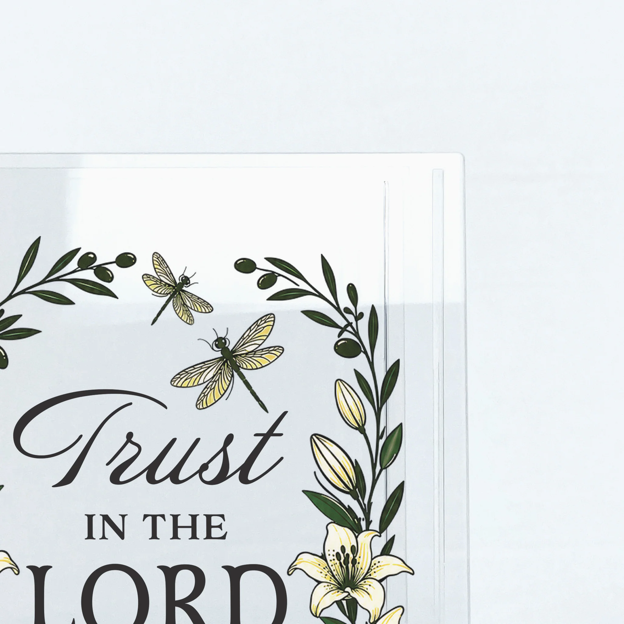 Proverbs 3:5 Christian Book Vase - II - Image 7