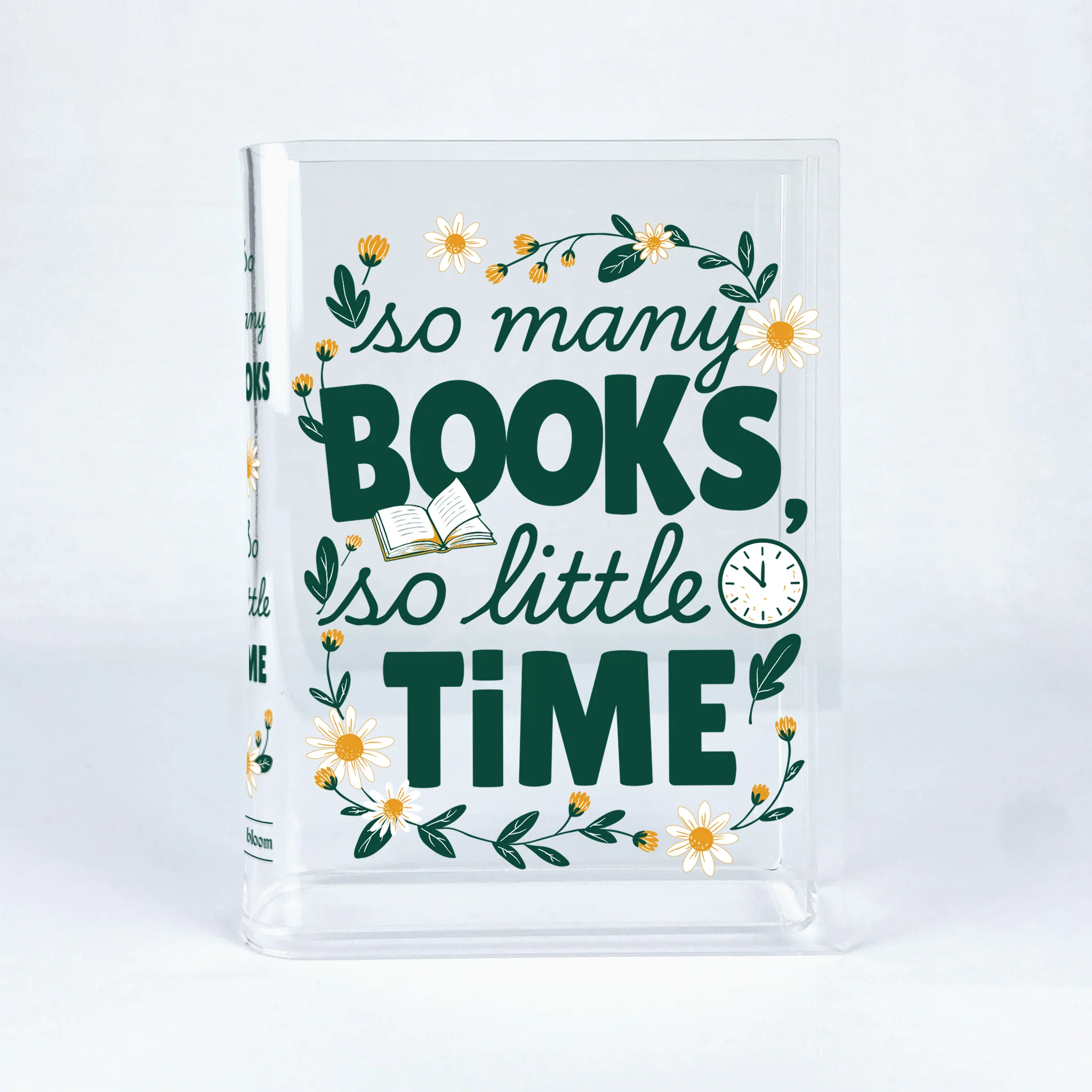 So Many Books So Little Time Acrylic Book Vase - Image 8