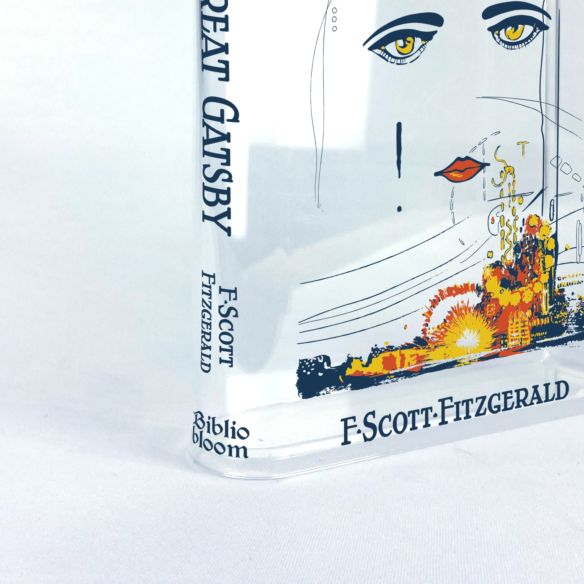 The Great Gatsby Acrylic Book Vase - Colorful - Image 9
