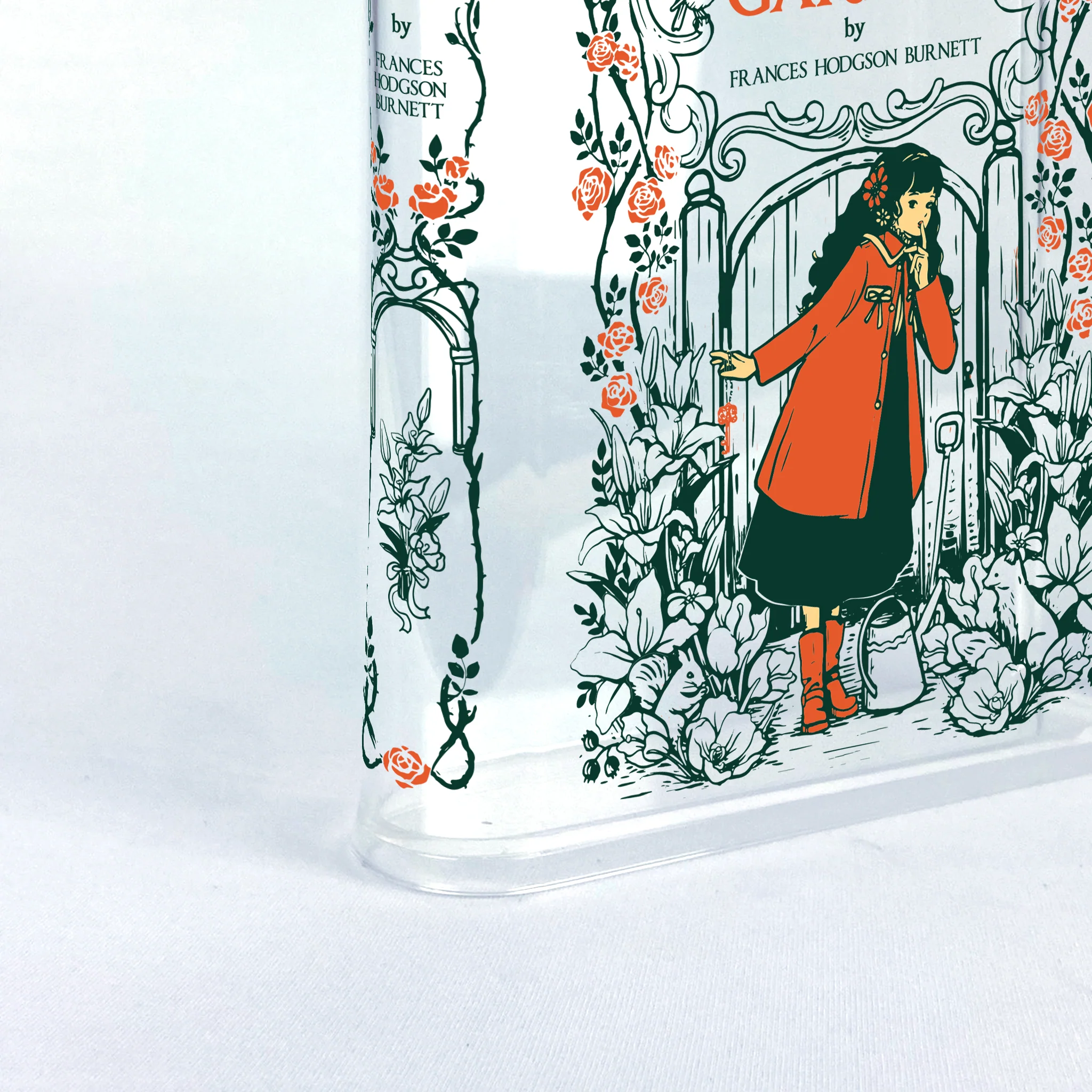 The Secret Garden Acrylic Book Vase - Black Hair - Image 10
