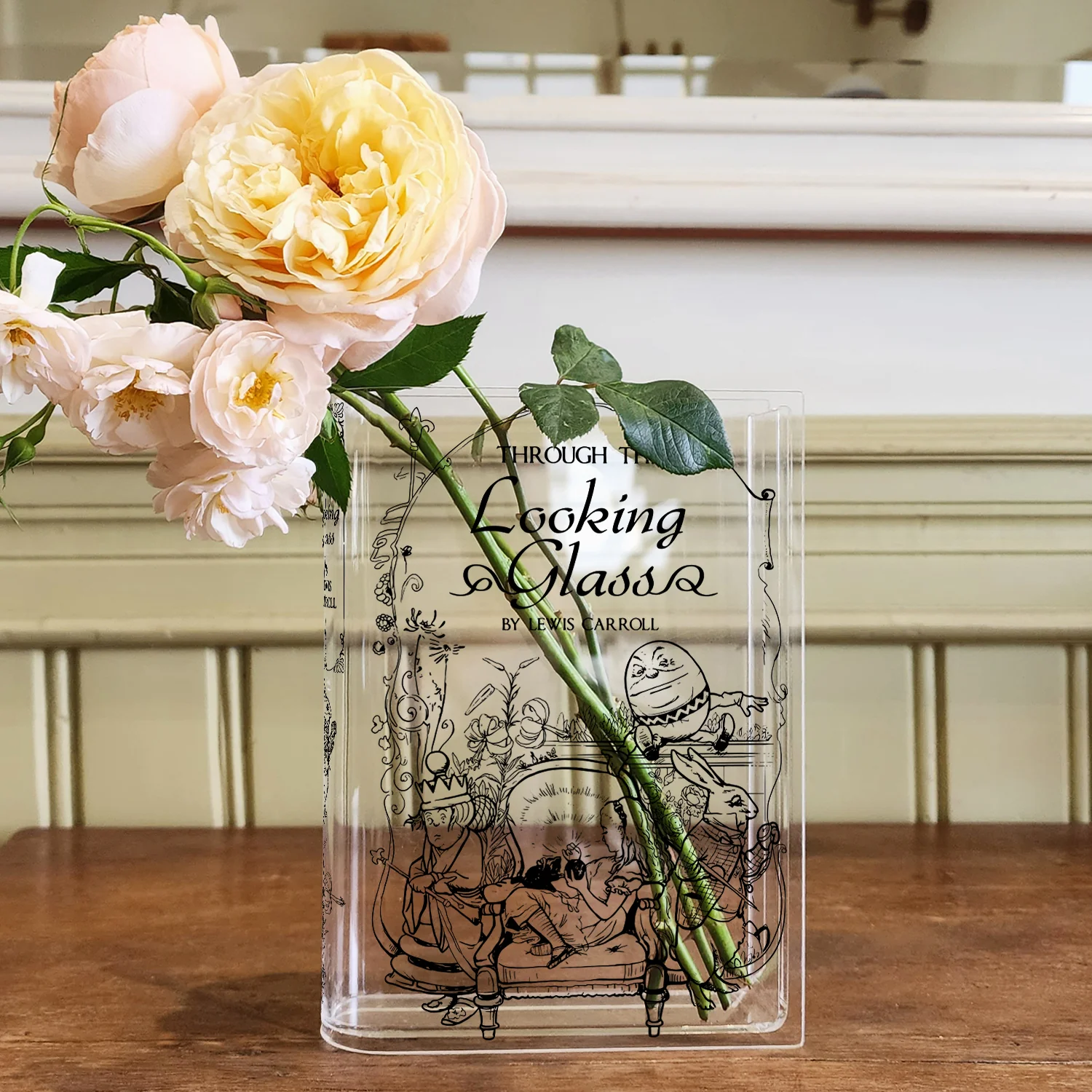 Through the Looking-Glass Acrylic Book Vase - Image 6