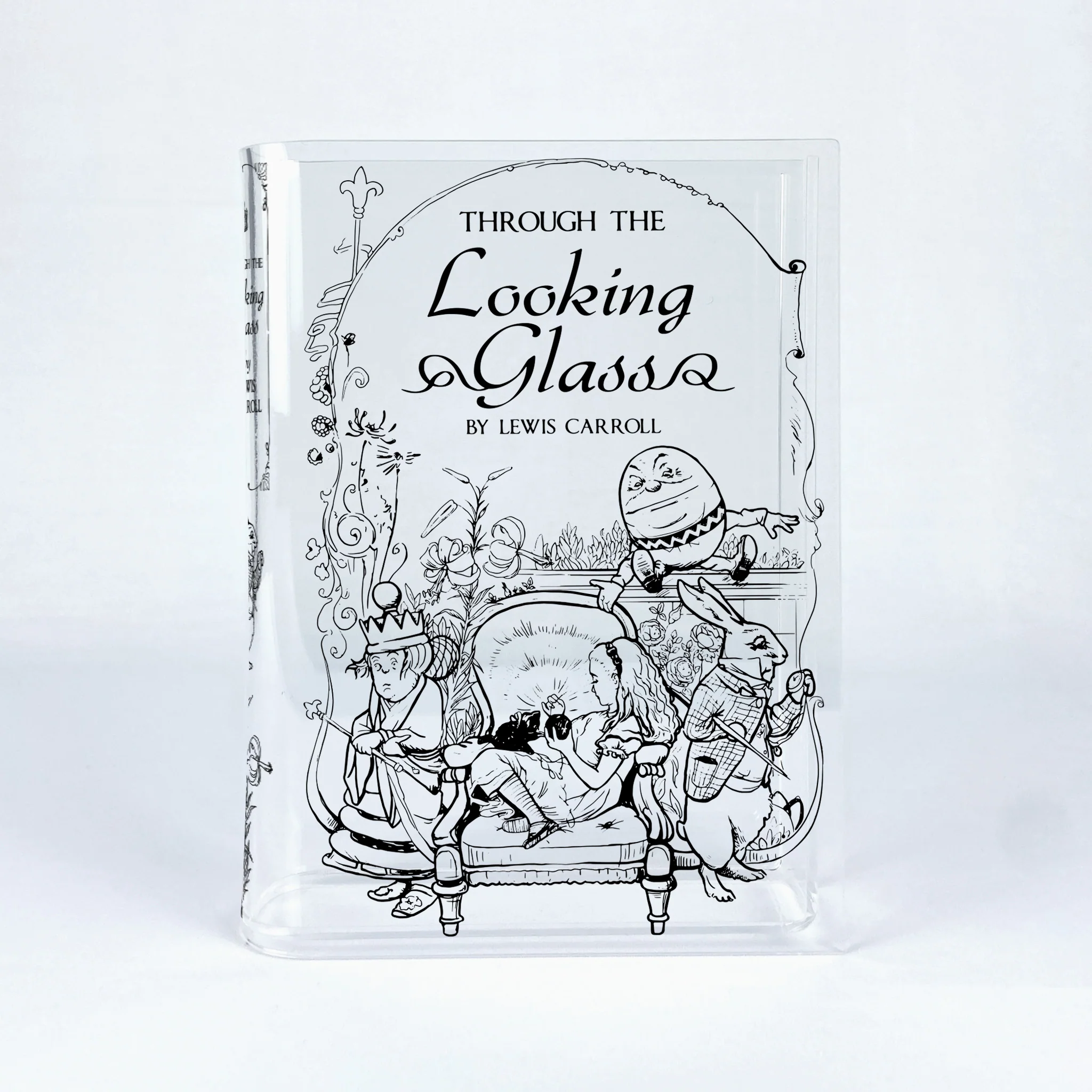 Through the Looking-Glass Acrylic Book Vase - Image 8