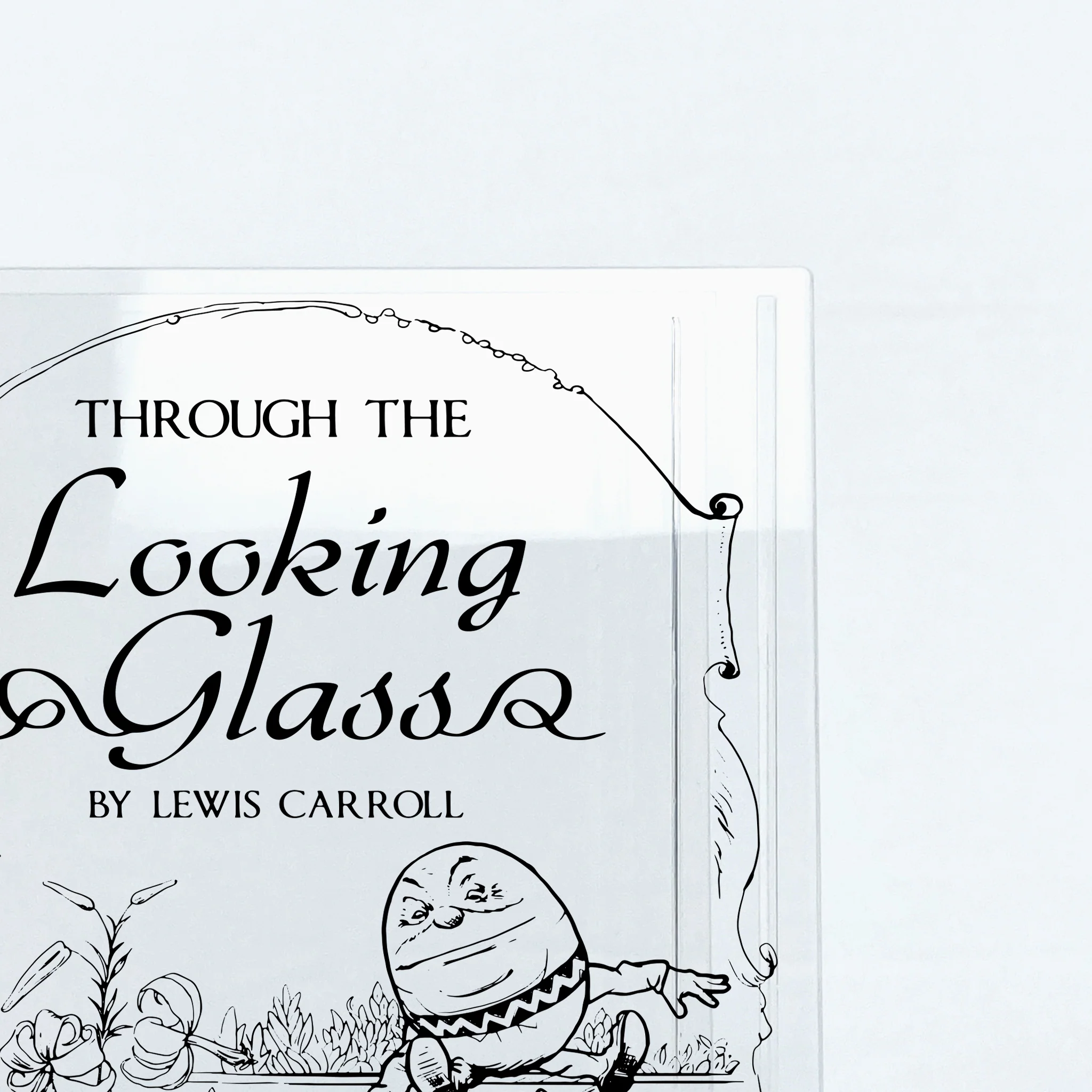 Through the Looking-Glass Acrylic Book Vase - Image 9