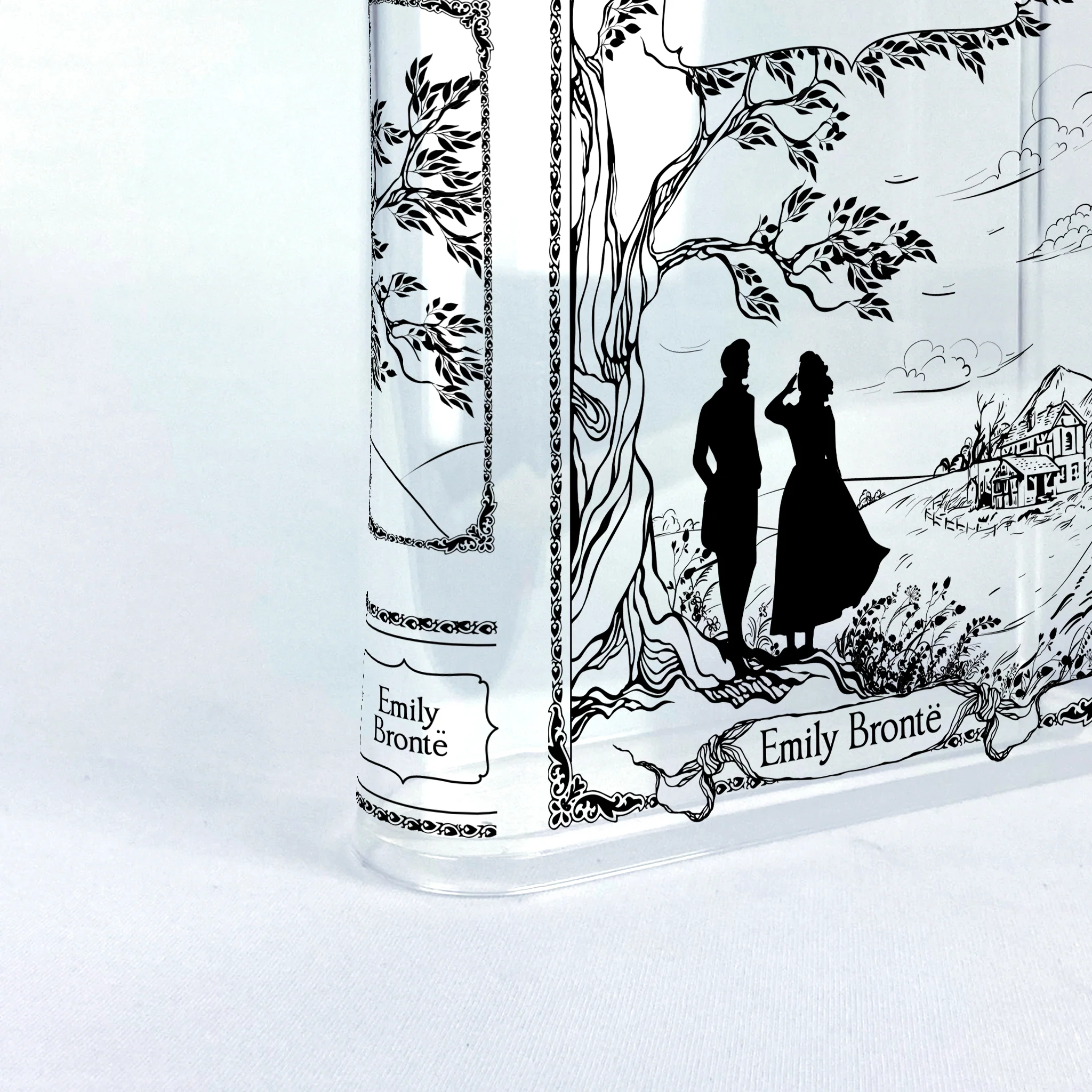 Wuthering Heights Acrylic Book Vase - Black - Image 10