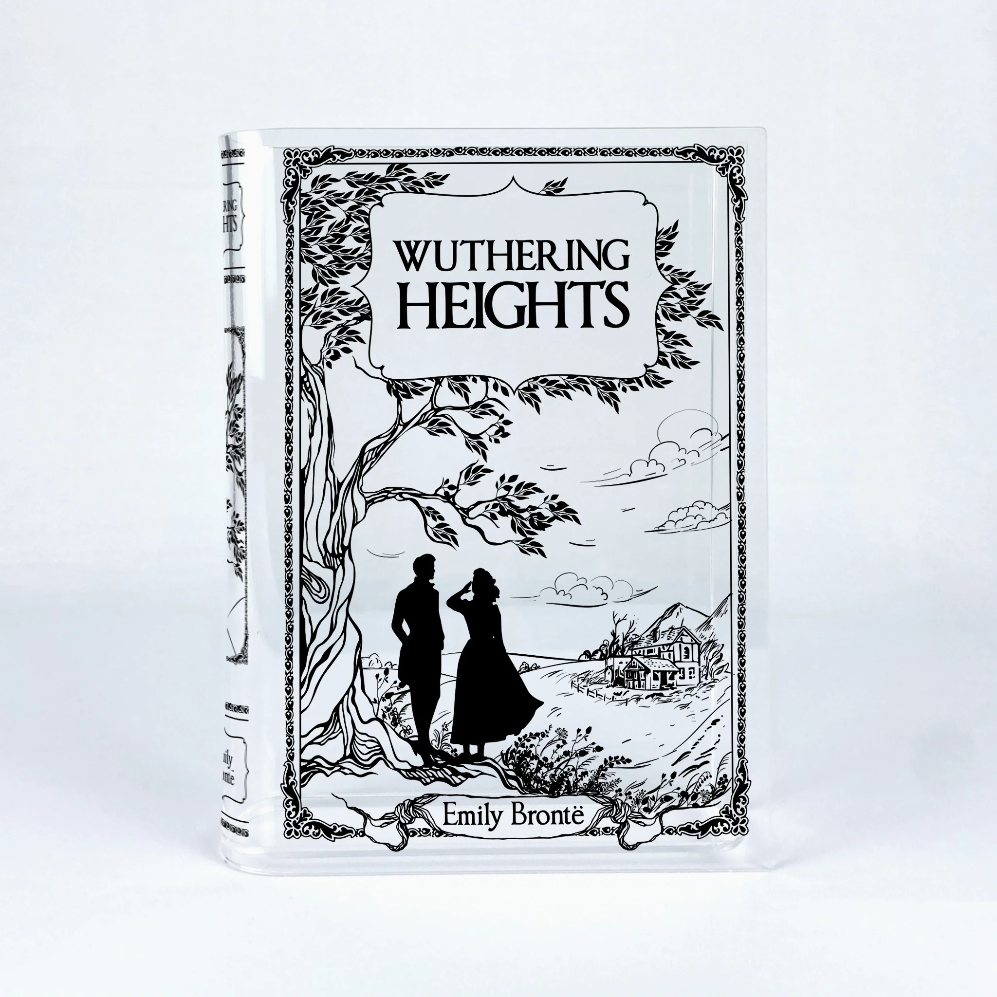 Wuthering Heights Acrylic Book Vase - Black - Image 8